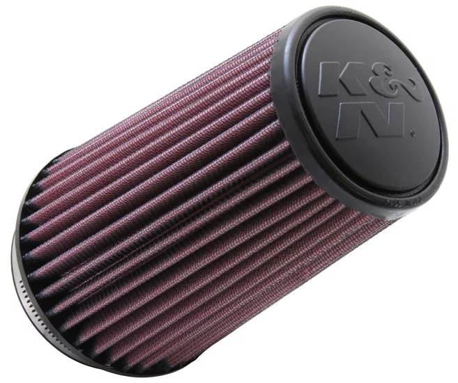 RU-3130 – K&N FILTER Air Filter, Washable Red Cotton Gauze Round Tapered 4-5/8 Inch Base Outside Diameter x 3-1/2 Inc...